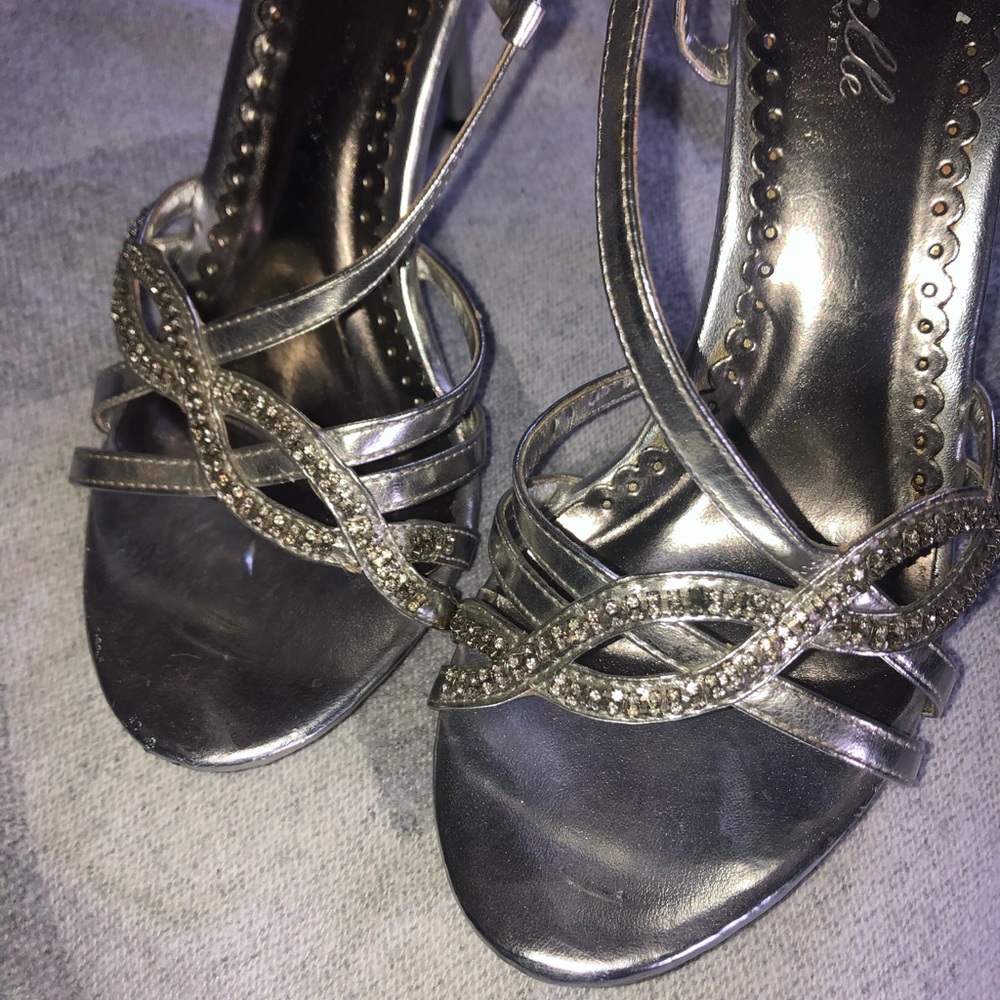 Silver Prom/Wedding shoes